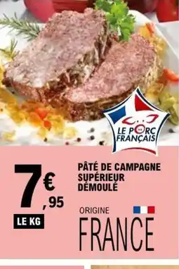 E.Leclerc Pâté de campagne supérieur démoulé offre