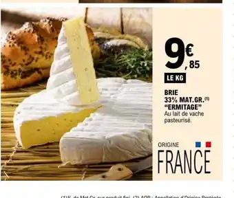 E.Leclerc ERMITAGE Brie 33% mat.gr offre