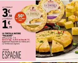 E.Leclerc PALACIOS La tortilla nature offre