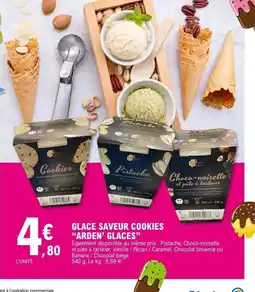 E.Leclerc ARDEN GLACES Glace saveur cookies offre