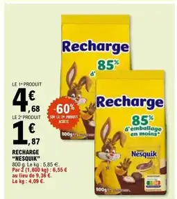E.Leclerc NESQUIK Recharge offre