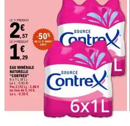 E.Leclerc CONTREX Eau minérale naturelle offre