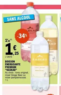 E.Leclerc KASKAD Boisson énergisante premium offre
