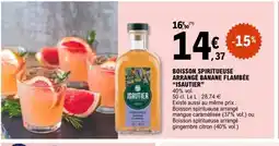 E.Leclerc ISAUTIER Boisson spiritueuse arrangé banane flambée offre