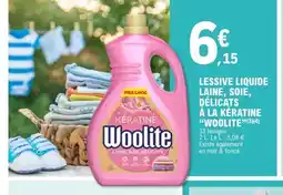 E.Leclerc WOOLITE Lessive liquide laine, soie, délicats à la kératine offre