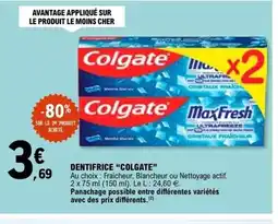 E.Leclerc COLGATE Dentifrice offre