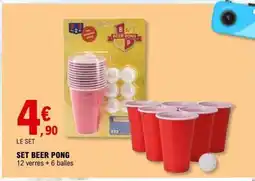 E.Leclerc Set beer pong offre