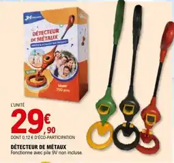 E.Leclerc Détecteur de métaux offre
