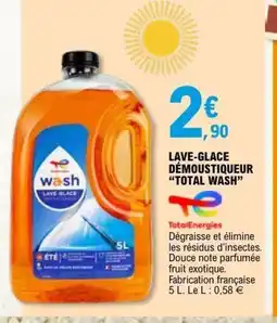E.Leclerc TOTAL WASH Lave-glace démoustiqueur offre