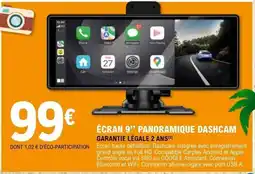 E.Leclerc Écran 9" panoramique dashcam offre