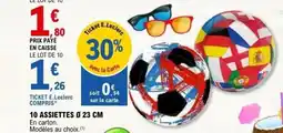 E.Leclerc 10 assiettes offre