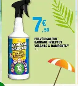 E.Leclerc Pulvérisateur barrage insectes volants & rampants offre