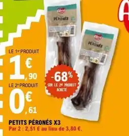 E.Leclerc Petits péronés x3 offre