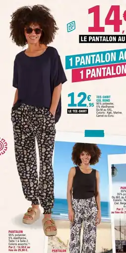 E.Leclerc Tee-shirt col rond offre