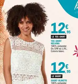 E.Leclerc Tee-shirt helvina offre