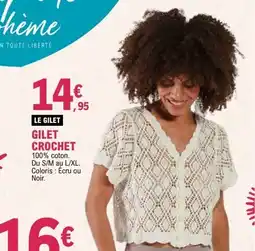 E.Leclerc Gilet crochet offre