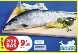 Hyper U Saumon entier atlantique offre