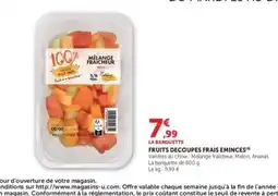 Hyper U Fruits decoupes frais eminces offre
