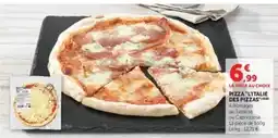 Hyper U Pizza l'italie des pizzas offre