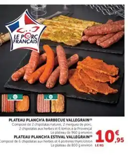 Hyper U Plateau planch'a barbecue vallegrain offre