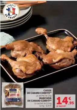 Hyper U Cuisse de canard confite offre