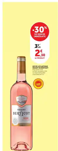 Hyper U Igp de l'atlantique daguet de berticot offre