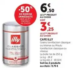 Hyper U ILLY Cafe offre