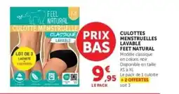 Hyper U Culottes menstruelles lavable feel natural offre