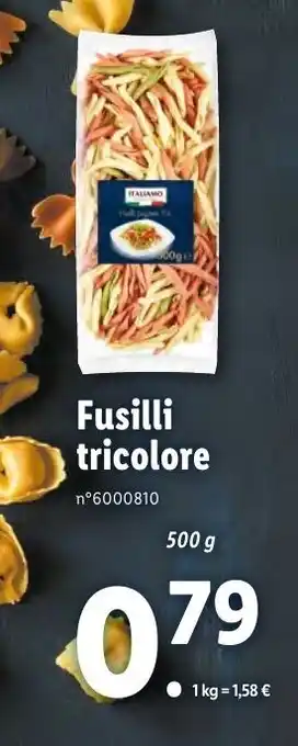 Lidl Fusili tricolore offre