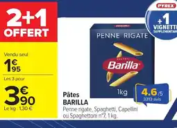 Carrefour BARILLA Pâtes offre
