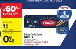 Carrefour BARILLA Pâtes Collezione offre