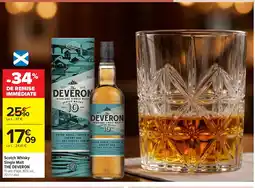 Carrefour THE DEVERON Scotch Whisky Single Malt offre