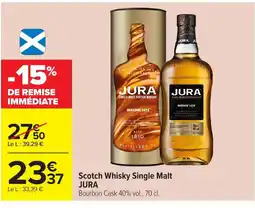 Carrefour JURA Scotch Whisky Single Malt offre