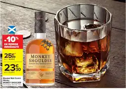 Carrefour MONKEY SHOULDER Blended Malt Scotch Whisky offre