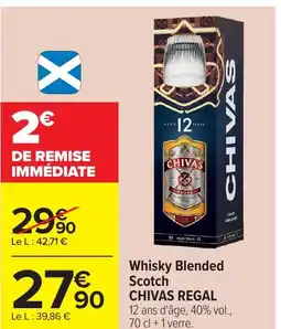 Carrefour CHIVAS REGAL Whisky Blended Scotch offre