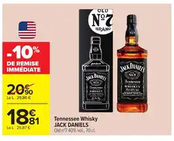 Carrefour JACK DANIELS Tennessee Whisky offre