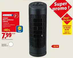 Lidl Tronic mini-ventilateur colonne offre
