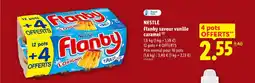Lidl Nestlé flanby saveur vanille offre