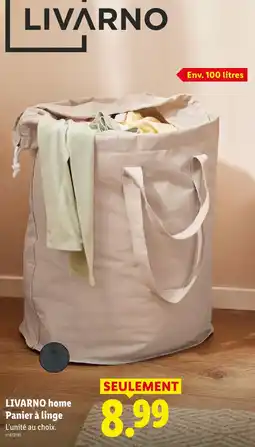 Lidl Livarno panier à linge offre