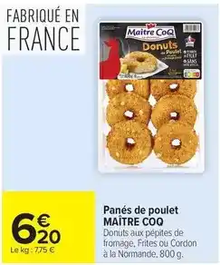 Carrefour Market Maître coq - panés de poulet offre