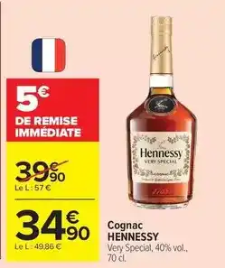 Carrefour Market Hennessy - cognac offre