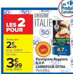 Carrefour Market Carrefour - parmigiano reggiano a.o.p. extra offre
