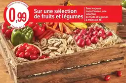 Carrefour Market Tous - sur une sélection de fruits et légumes offre