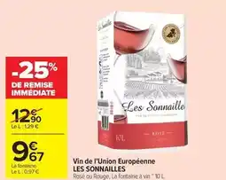 Carrefour Market Les sonnailles - vin de l'union européenne offre