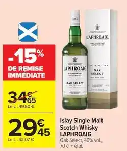 Carrefour Market Scotch - islay single malt scotch whisky offre