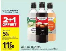 Carrefour Market Sodastream - concentré cola offre