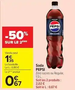 Carrefour Market Pepsi - soda offre