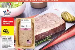 Carrefour Market Francaise - pâtes de camperre saveurs offre