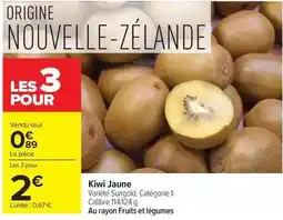Carrefour Market Kiwi jaune offre