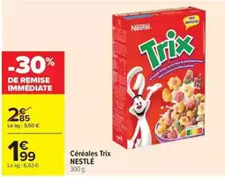 Carrefour Market Nestlé - céréales trix offre